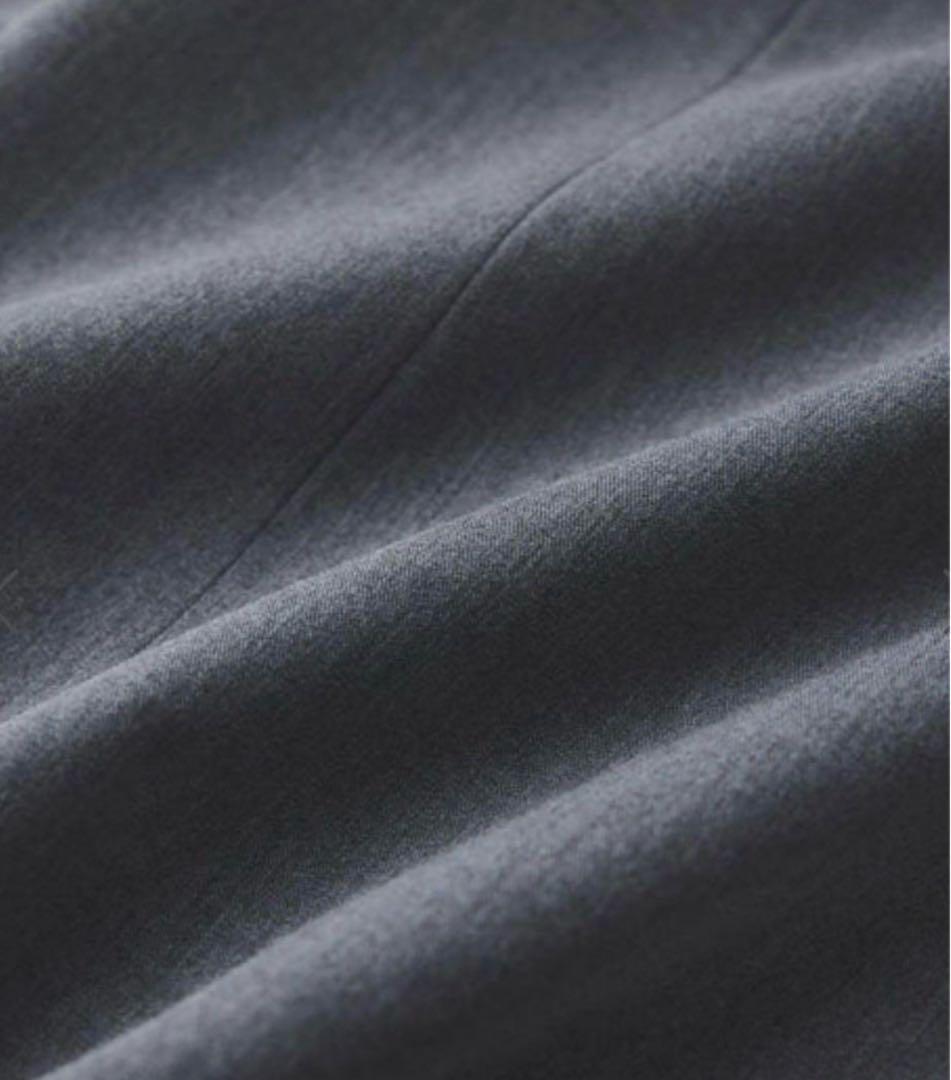 美品【アダムエロペ】ダブルブレスト テーラード オーバー ジャケット グレー38