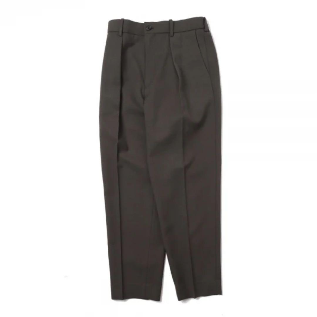 マーカウェア サバイバルクロス ペグトップ スラックス　ブラウン　パンツ