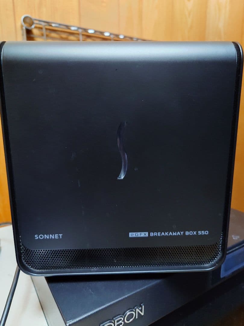 外付eGPU (Sonnet Breakaway Box550+RX580)