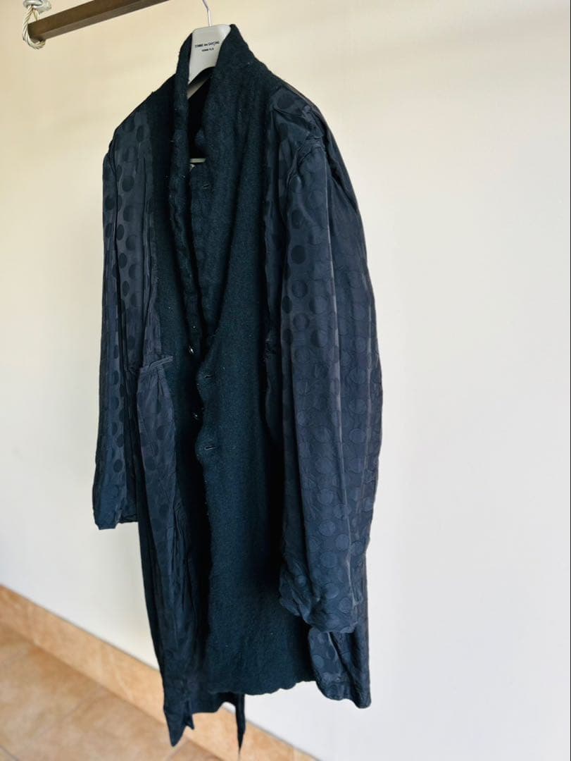 コムデギャルソン.オムプリュス.リバーシブルブラックコート