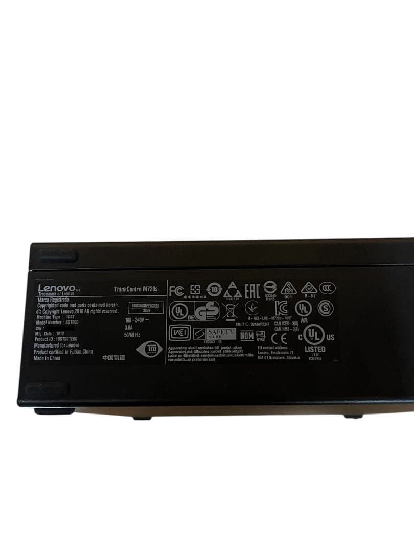 Lenovo M720s PC i5-8400T 8世代 メモリ8G SSD無し