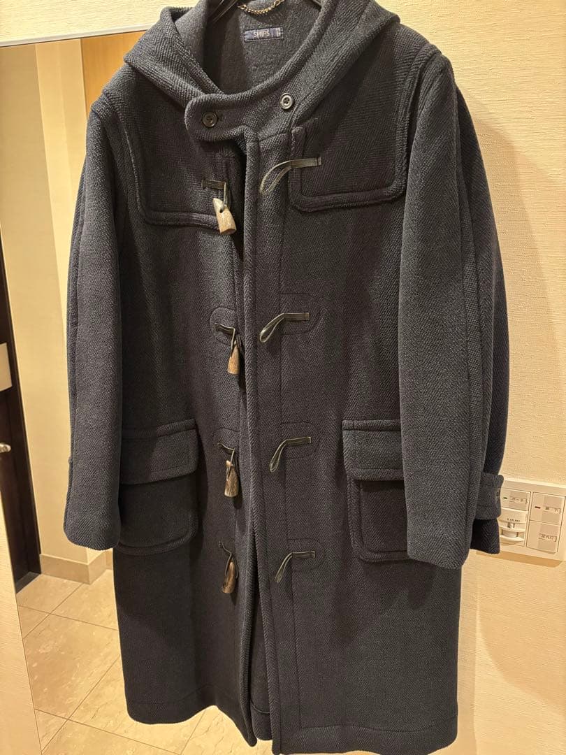 SHIPS ダッフルコート モンゴメリー チベット ムーアブルック ネイビー