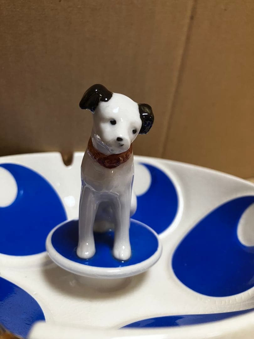 万博ビクター犬ニッパー犬置物EXPO'70灰皿昭和レトロ万国博覧会開催小物入れ
