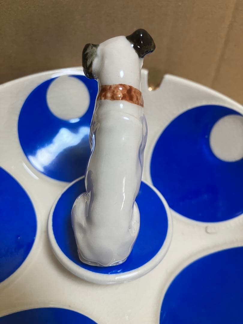 万博ビクター犬ニッパー犬置物EXPO'70灰皿昭和レトロ万国博覧会開催小物入れ