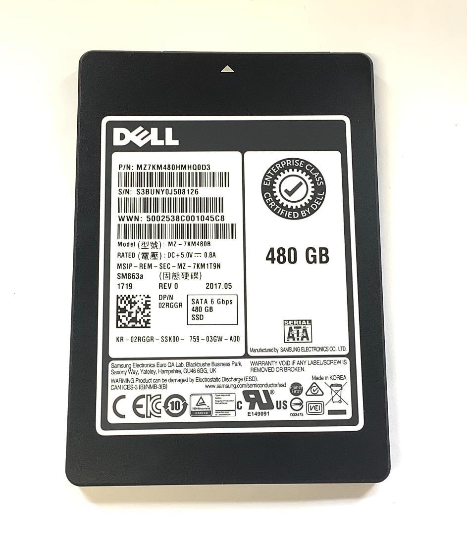 ③-WA375-DELL SATA 480GB SSD 2.5 1点
