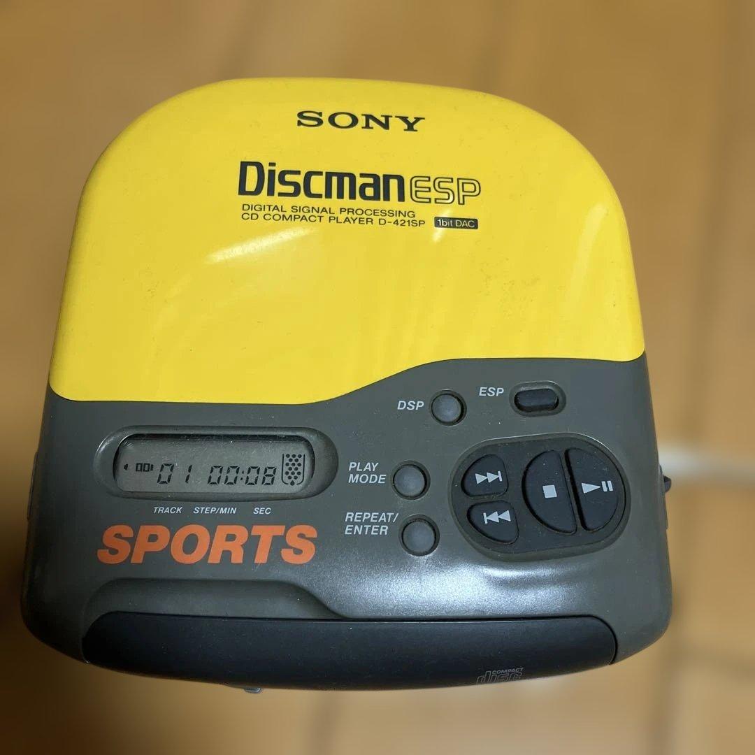 SONY Discman ESP ポータブルCDプレーヤー　D-421SP