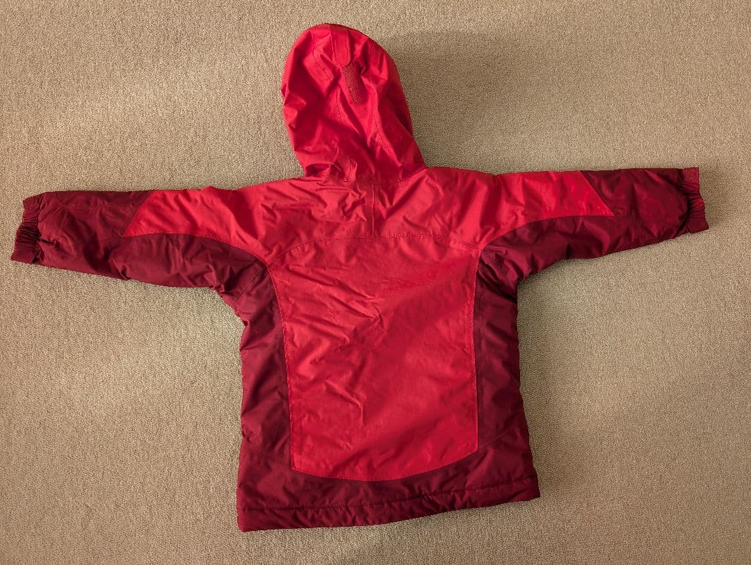 mont-bell スキーウェア 上下セット赤　１１０