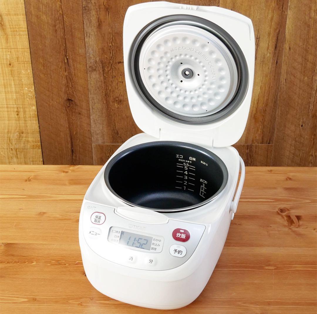 タイガー TIGER マイコン炊飯器 炊きたて 5.5合炊き ホワイト