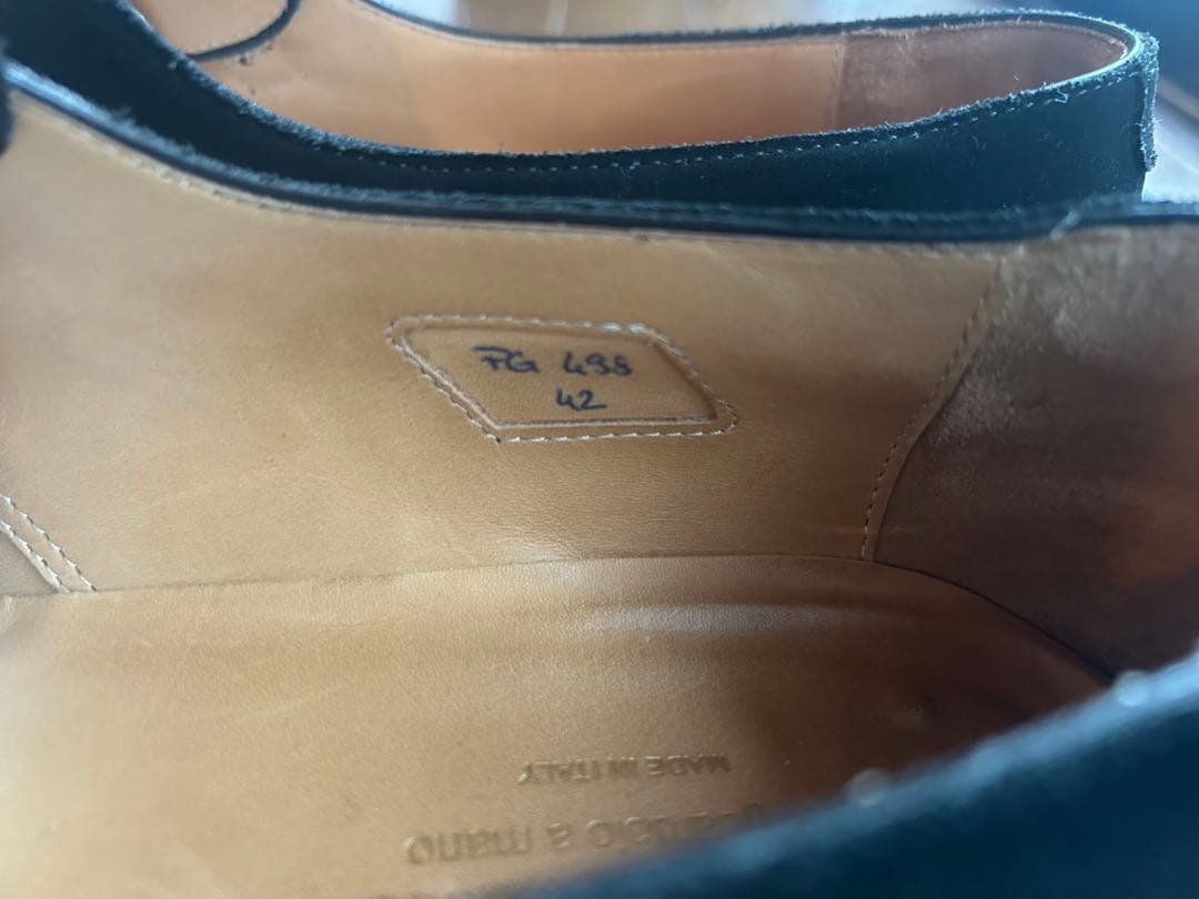 美品　フラテッリジャコメッティ　シングルモンクストラップ 大島拓身　シルバー