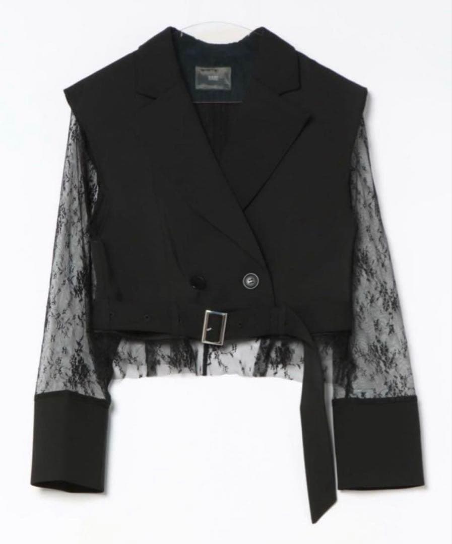 HARE EDGY MODE ソデレースショートジャケット