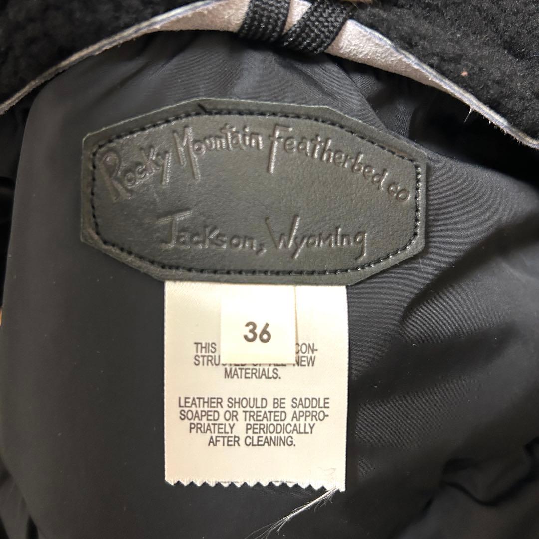 美品✨ ワコマリア ロッキーマウンテン ダウンベスト レオパード 36