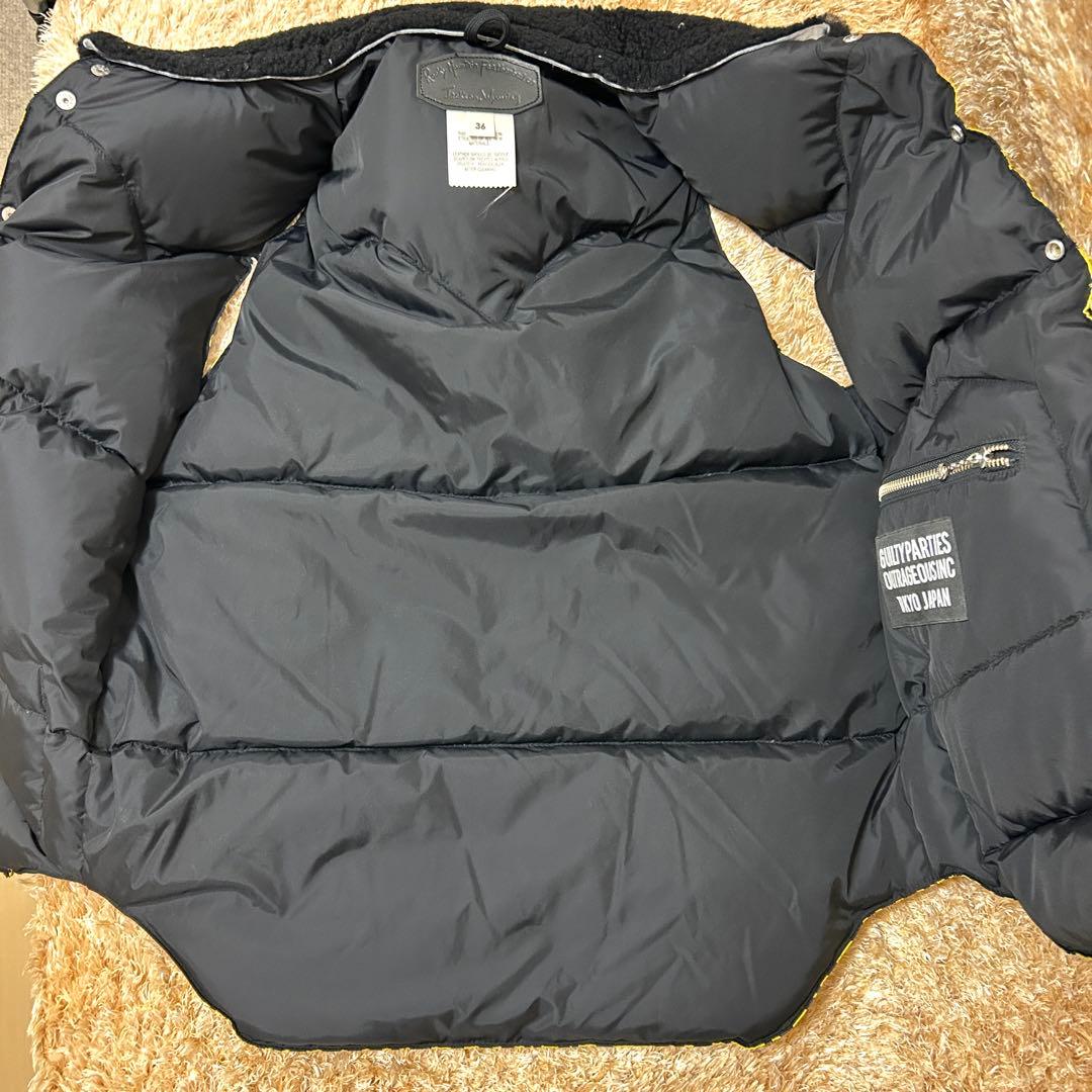 美品✨ ワコマリア ロッキーマウンテン ダウンベスト レオパード 36