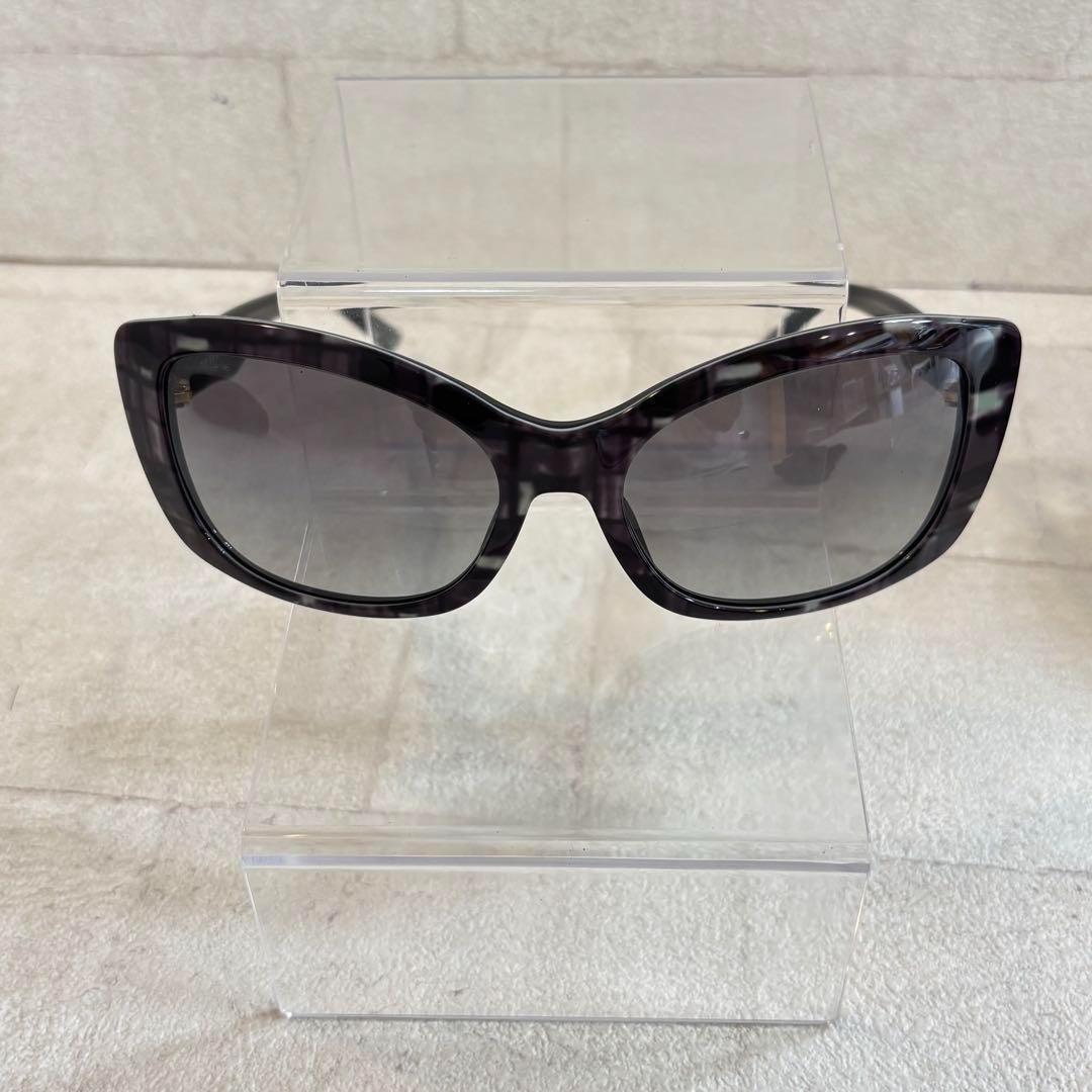 【美品】プラダ　PRADA☆サングラス ブラック ケース付き　パープル　795