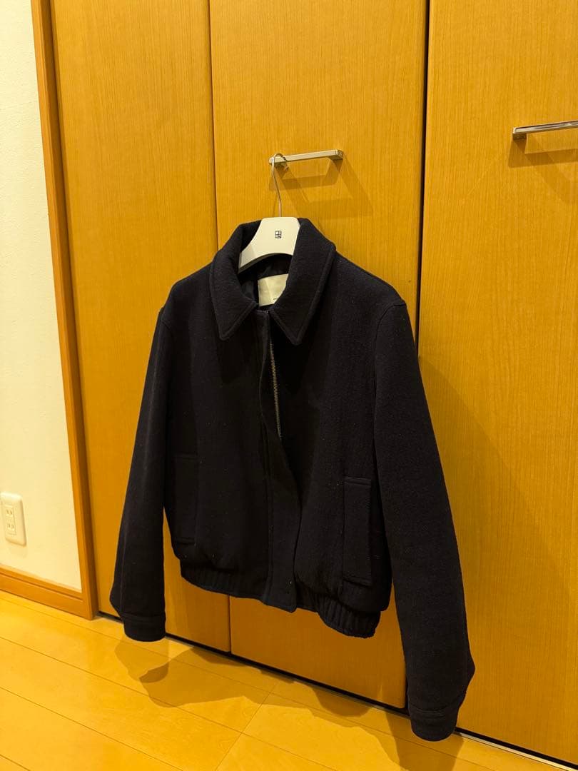 ohotoro wool blouson アウター　ネイビー
