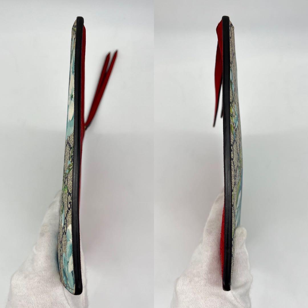 GUCCI セカンドバッグ GGスプリーム ブルームス ロゴ型押し 付属品付き