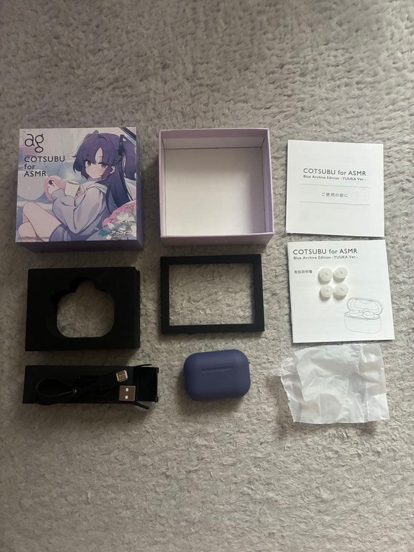 イヤホン COTSUBU for ASMR Blue YUUKA Ver.