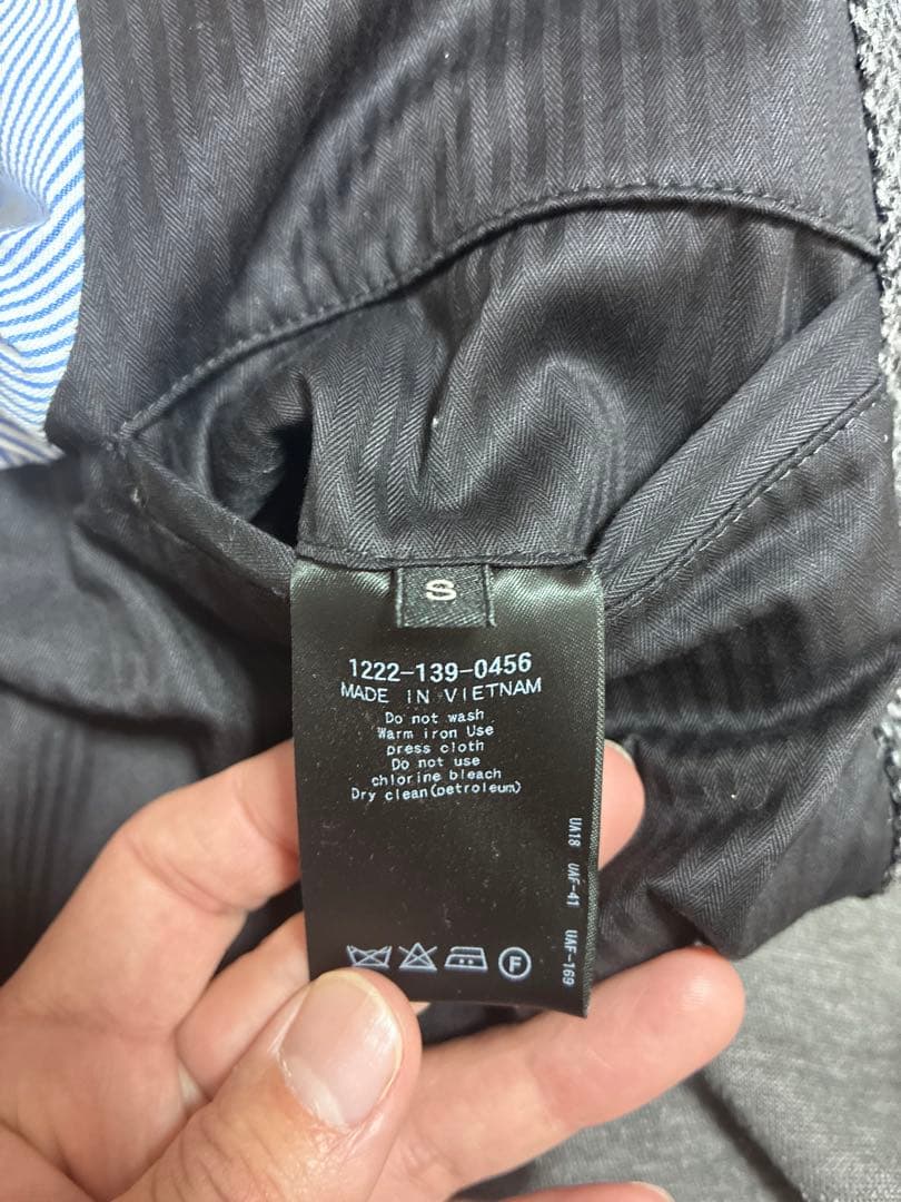 BEAUTY & YOUTH テーラードジャケット S グレー系