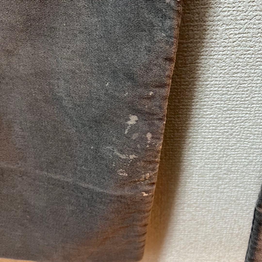 60s French work ブラックモールスキン ワークトラウザーズ