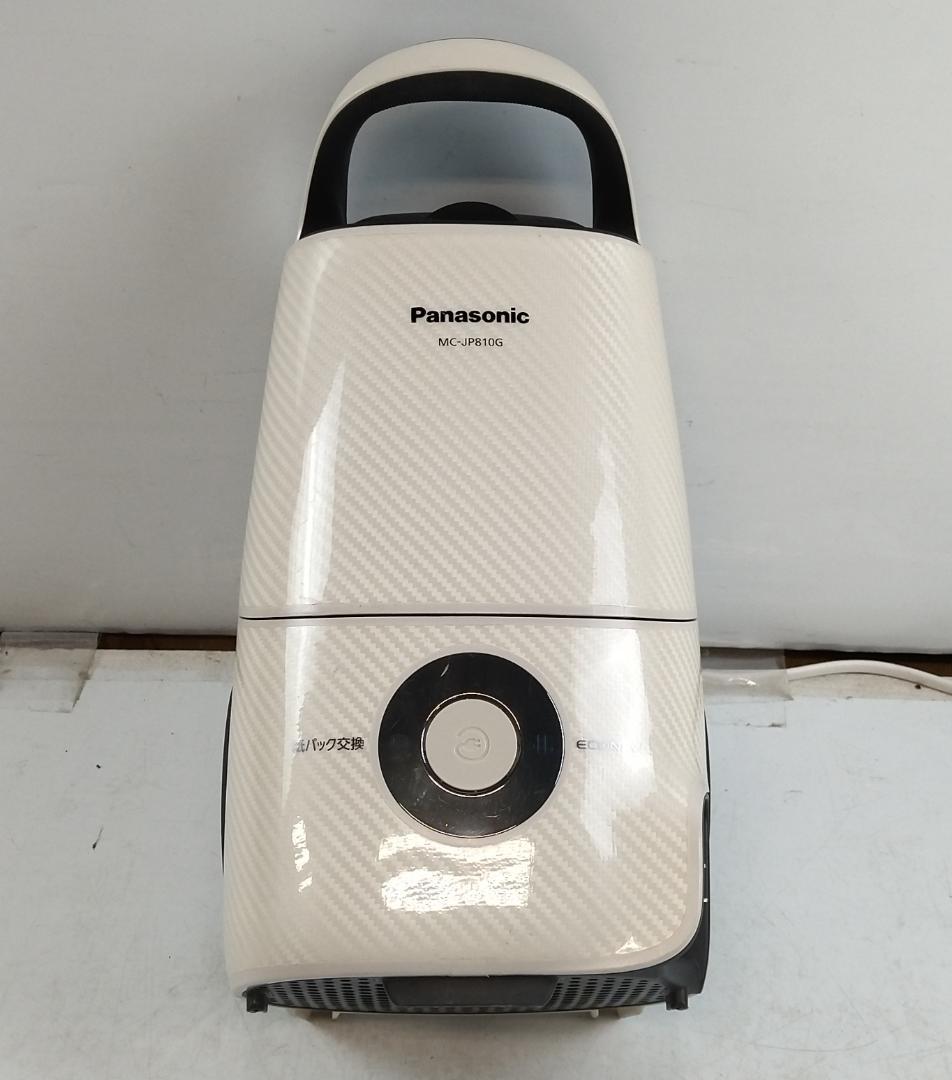 パナソニック　紙パック式掃除機　MC-JP810G　2018年【3-126】