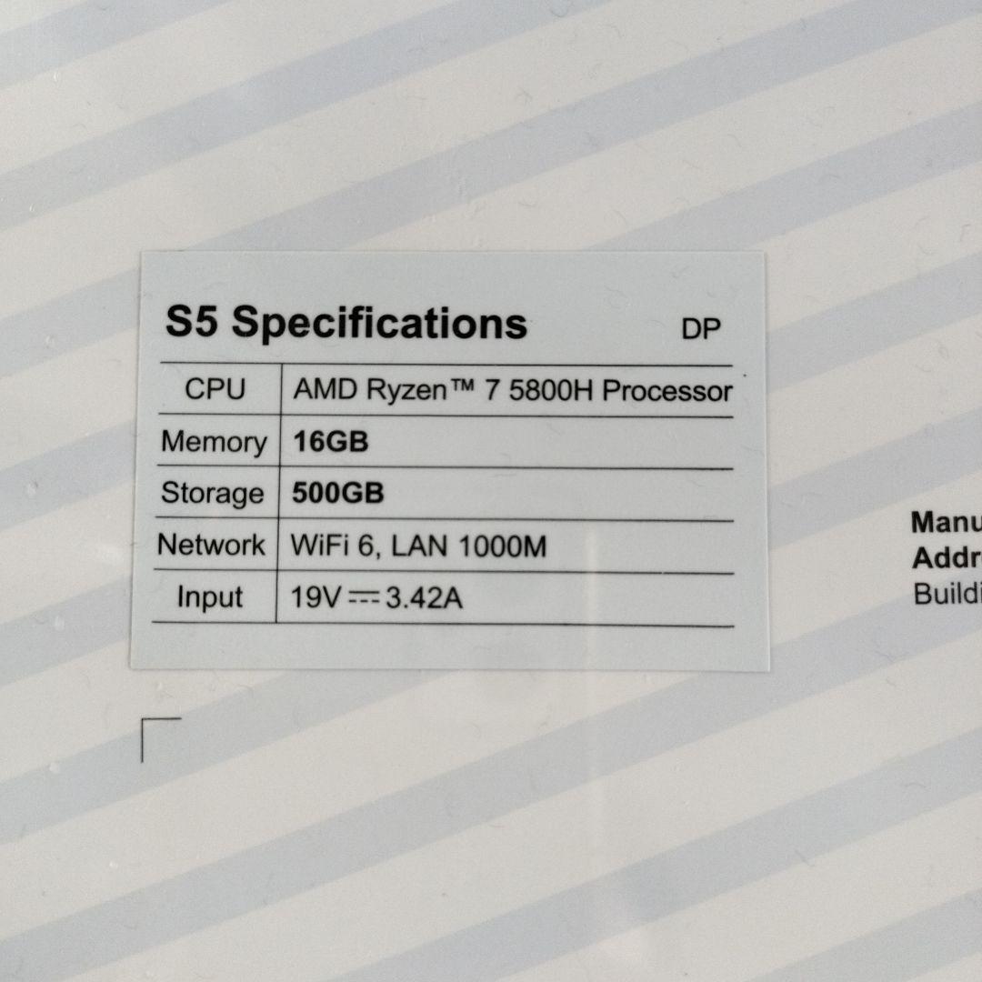 【新品未開封】ミニPC TRIGKEY S5