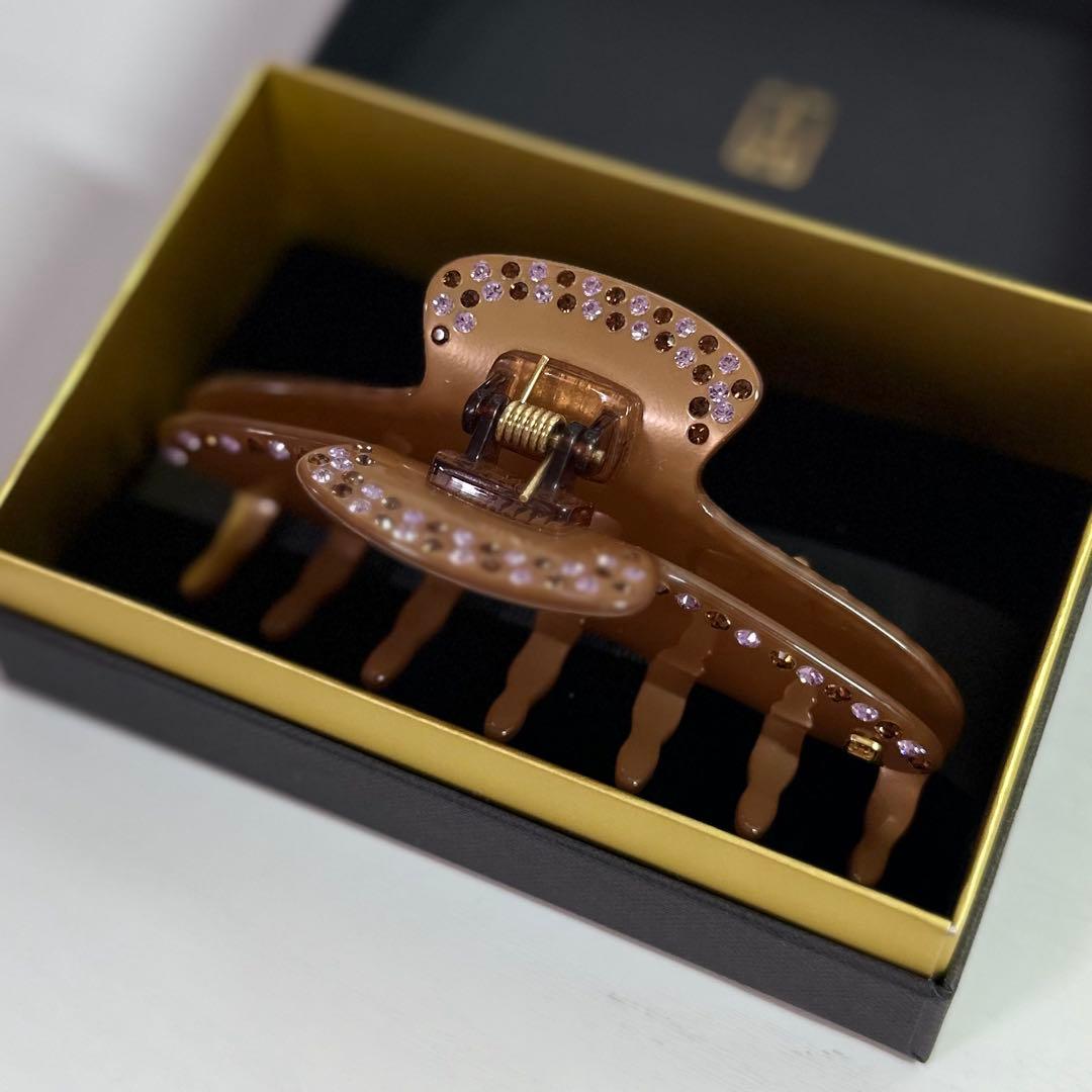 ALEXANDRE DE PARIS Lサイズ　クリップ　スワロフスキー
