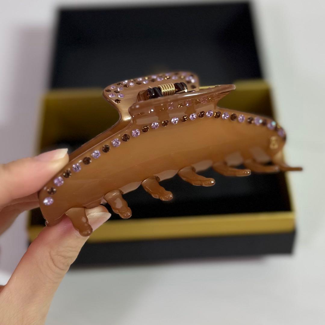 ALEXANDRE DE PARIS Lサイズ　クリップ　スワロフスキー