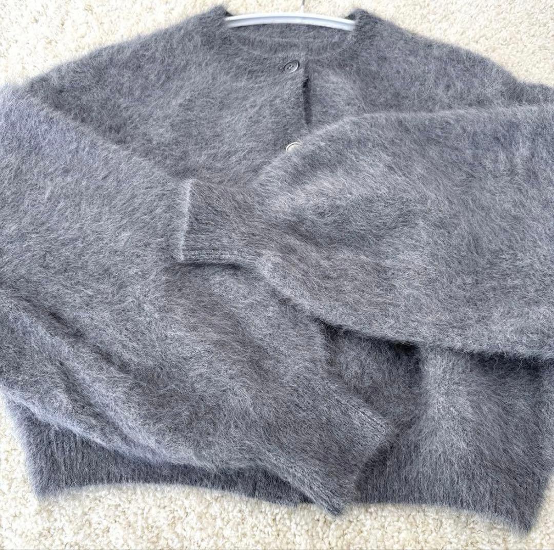 COLLAGE GALLARDAGALANTE フォックスショート丈カーディガン