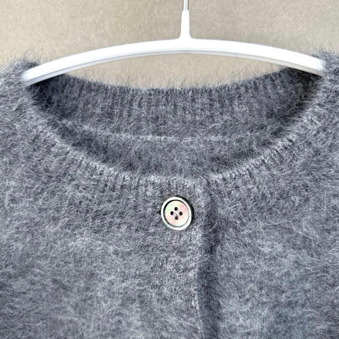 COLLAGE GALLARDAGALANTE フォックスショート丈カーディガン