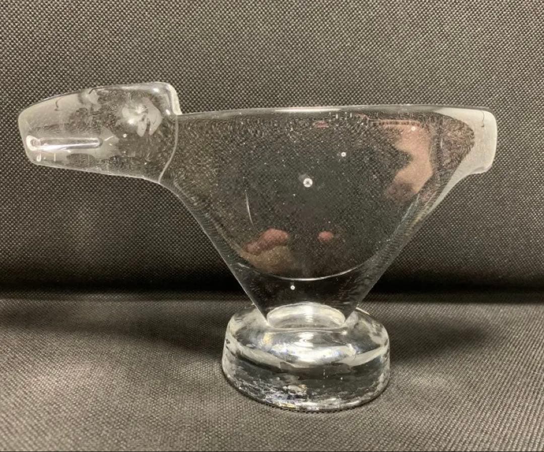 BODA ペーパーウェイト 鳥 ガラスオブジェ 北欧 刻印あり