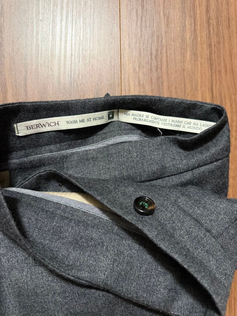 BERWICH ベルウィッチ スコッチ　ウールスラックス44