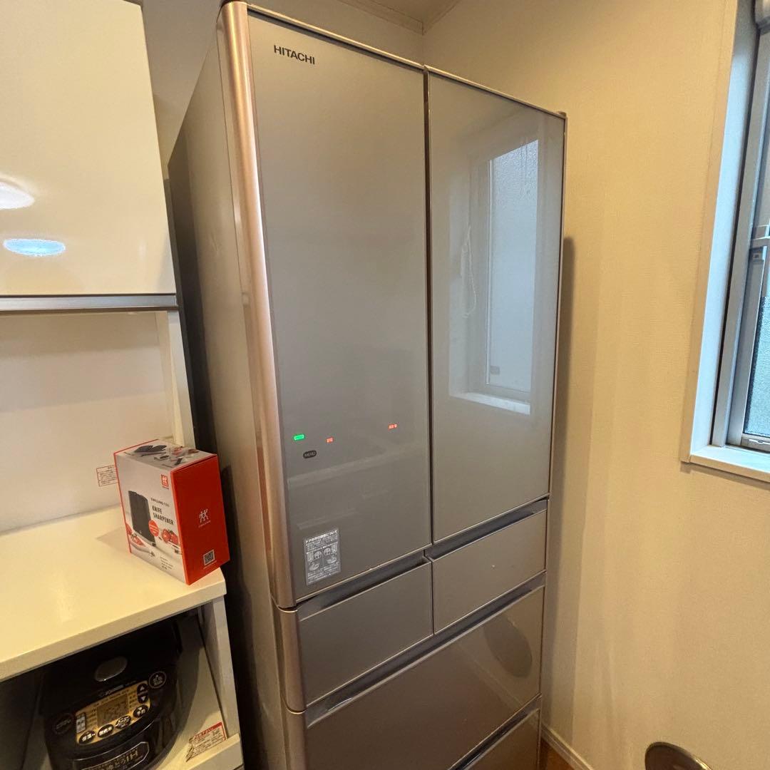 2017年製 日立 大型冷凍冷蔵庫 R-XG5100G 505L 動作確認済み