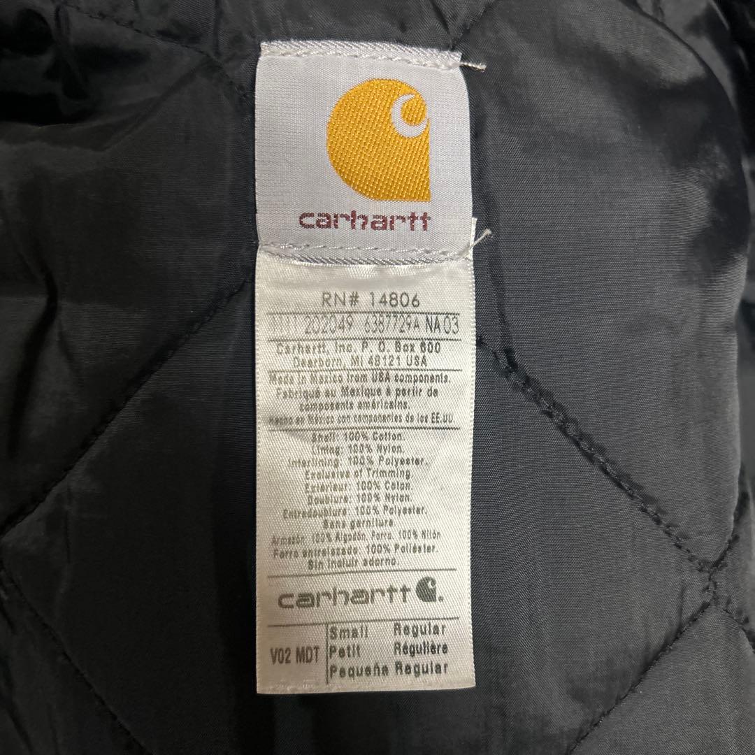 Carhartt ネイビージップアップダックベスト