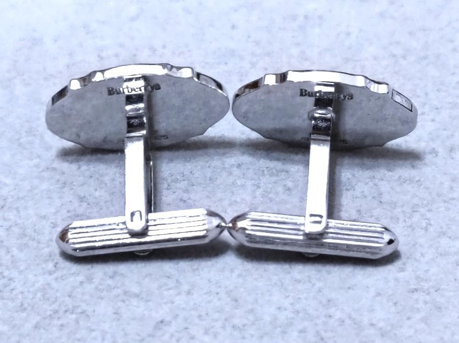 バーバリー　馬上の騎士　SILVER925K14GF　カフス　C1968