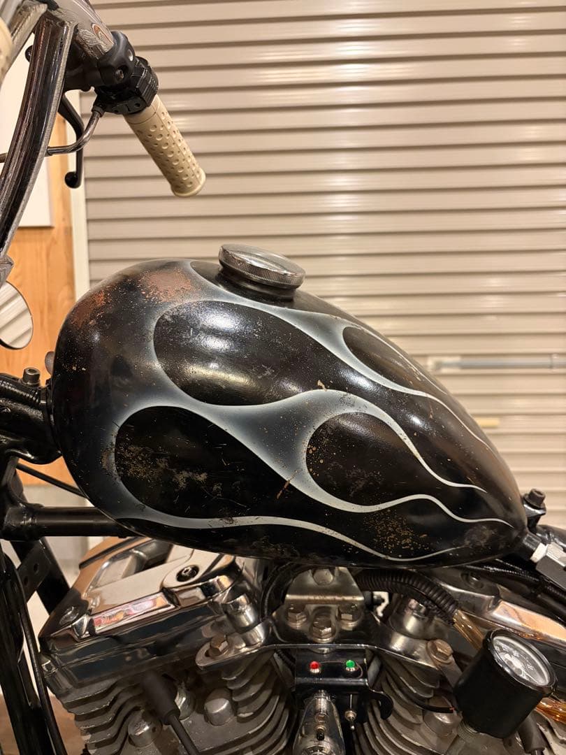 ハーレー ピーナッツタンク EVO ショベル チョッパー エイジング