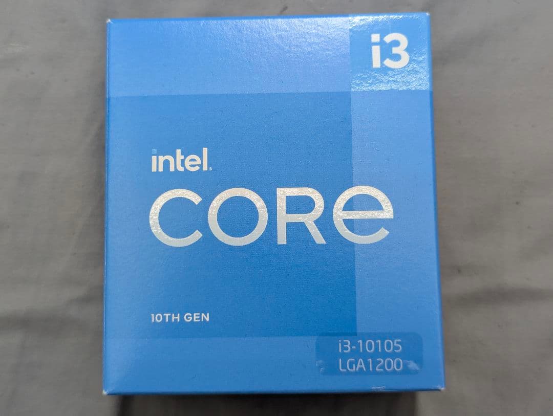 Intel Core i3-10105 第10世代 内蔵グラフィック有り