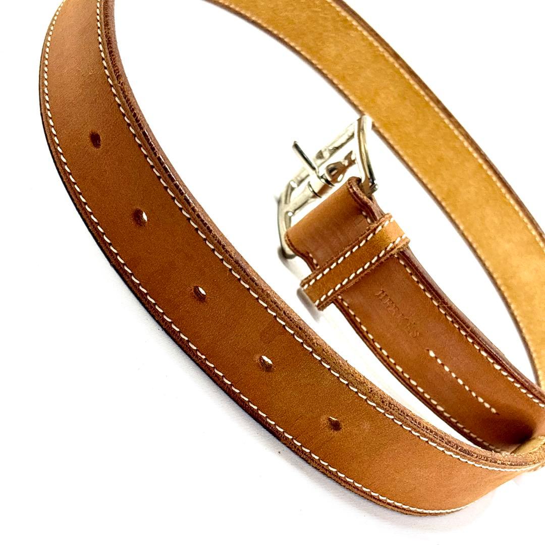 【希少】 HERMES エルメス エトリヴィエール レザー ベルト 70 Y刻印