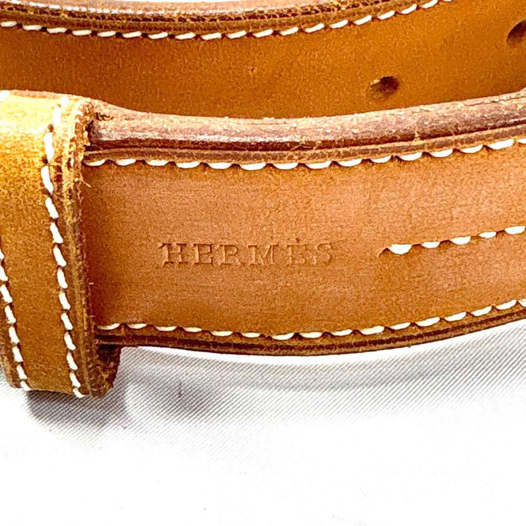 【希少】 HERMES エルメス エトリヴィエール レザー ベルト 70 Y刻印