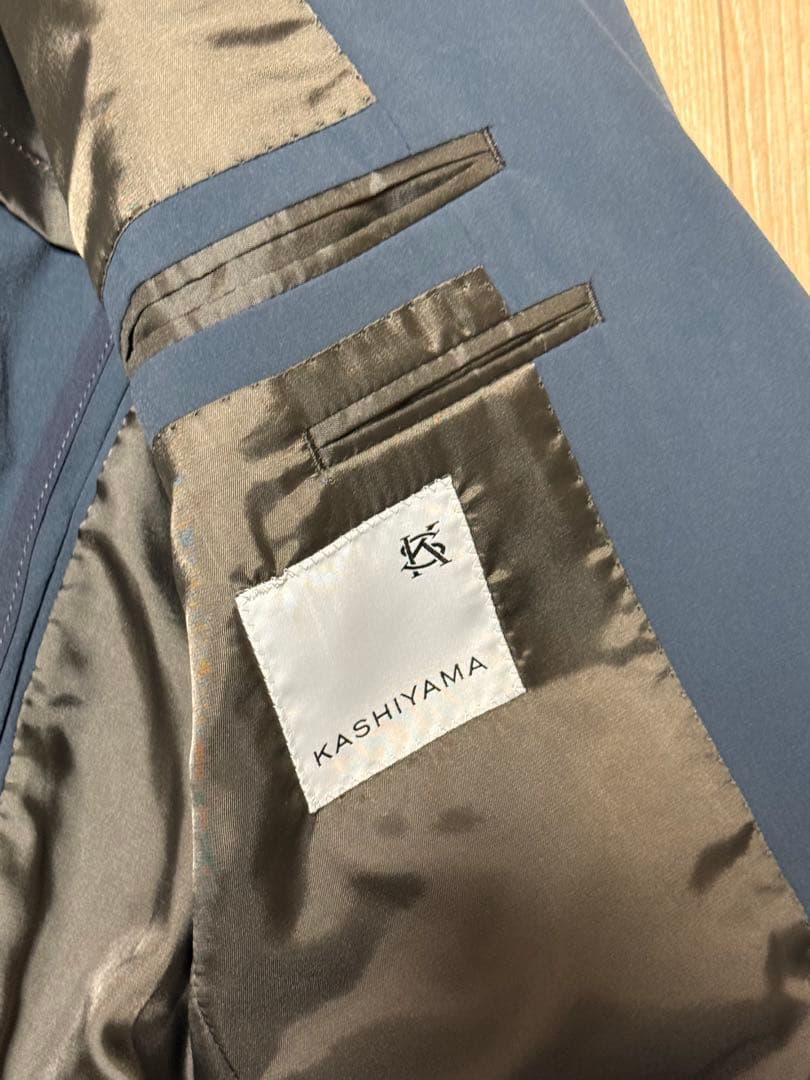 【1/3まで値引】 【未着用】オンワード樫山 ネイビー 洗えるスーツ