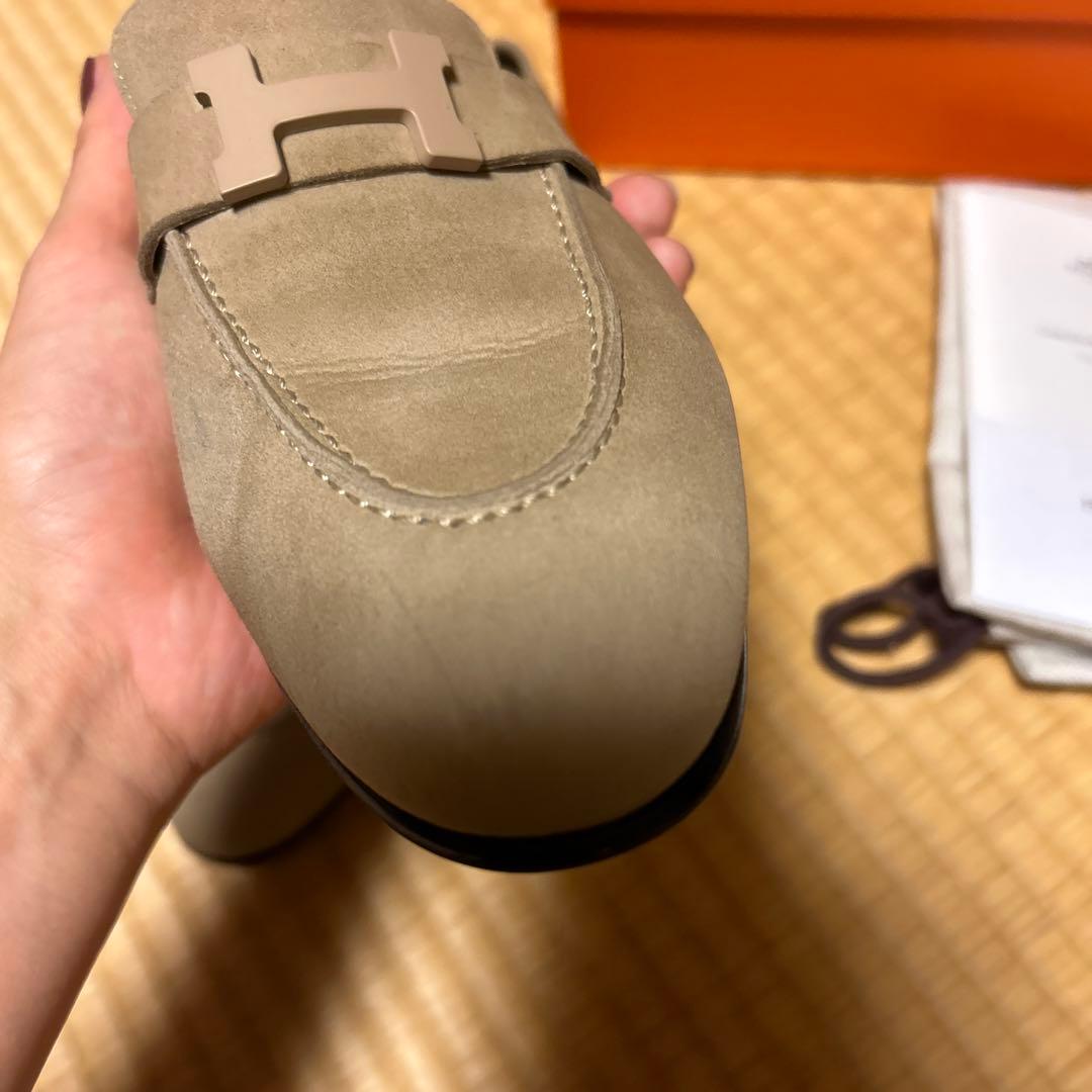 エルメス　モカシン パリ　38サイズ