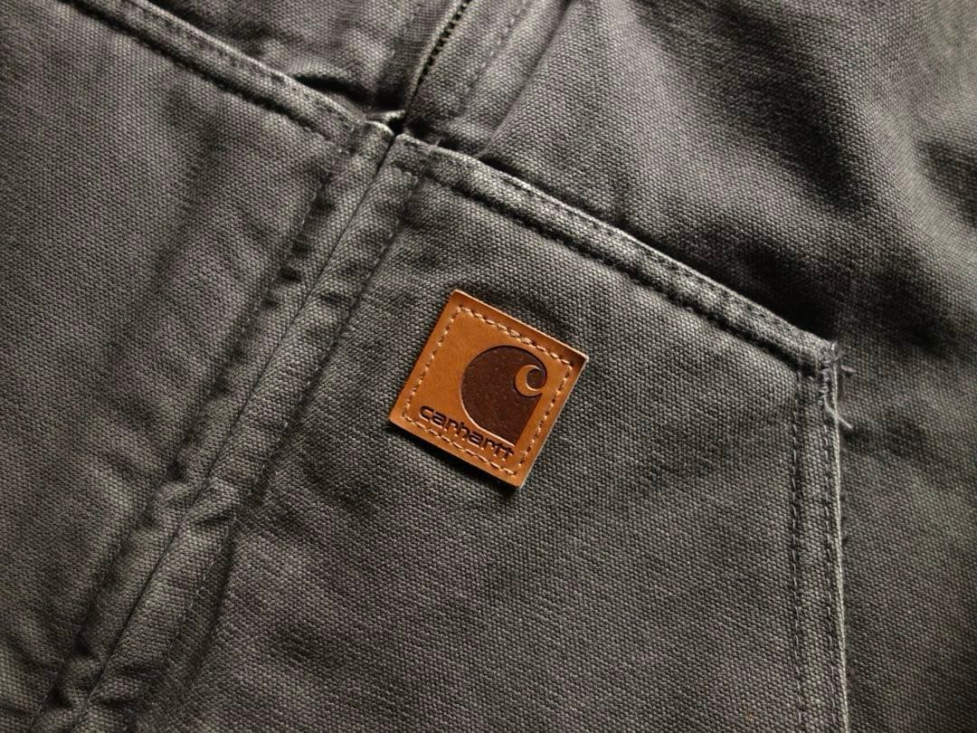 carhartt ダックベスト L メキシコ製 カーハート グレー 美品