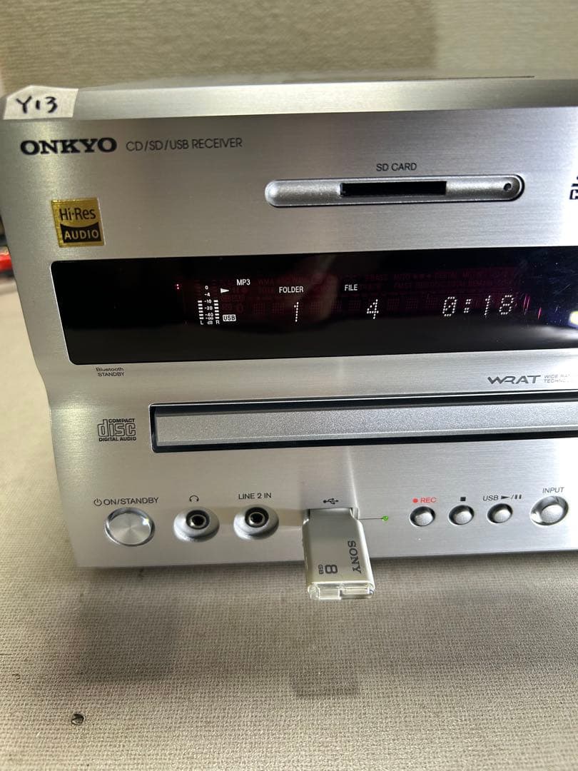 H14整備ONKYO NFR-7TX ハイレゾCD/SD/USBレシーバー