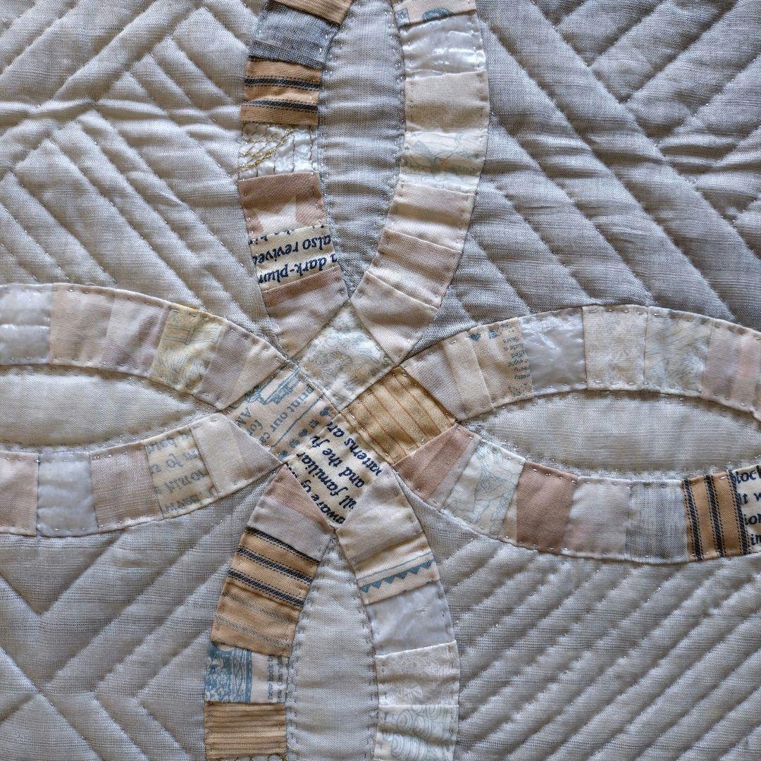 パッチワークキルト タペストリー〈ダブルウェディング〉