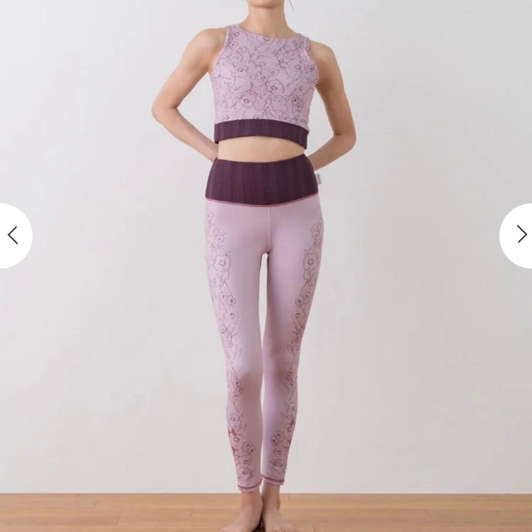 SUKALA ドローイングフラワーショートタンク Mサイズ LAVA ピンク