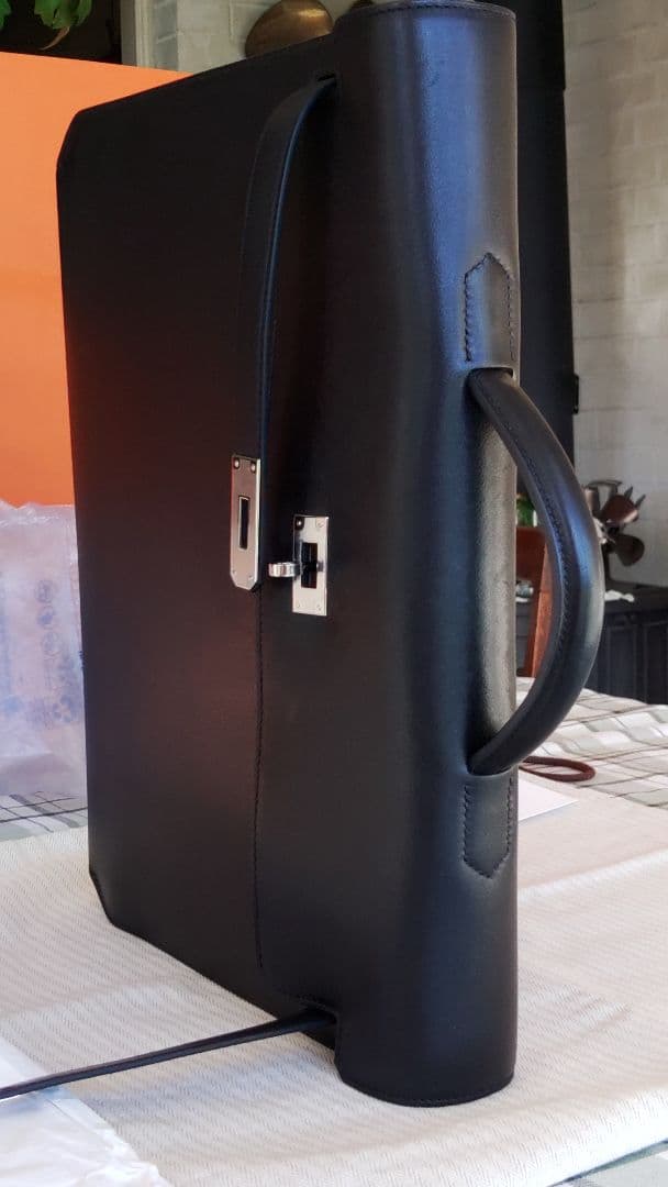 ❤️2022/刻印U/エルメスDepeche36ノワ-ル金具パラジウム本店で購入