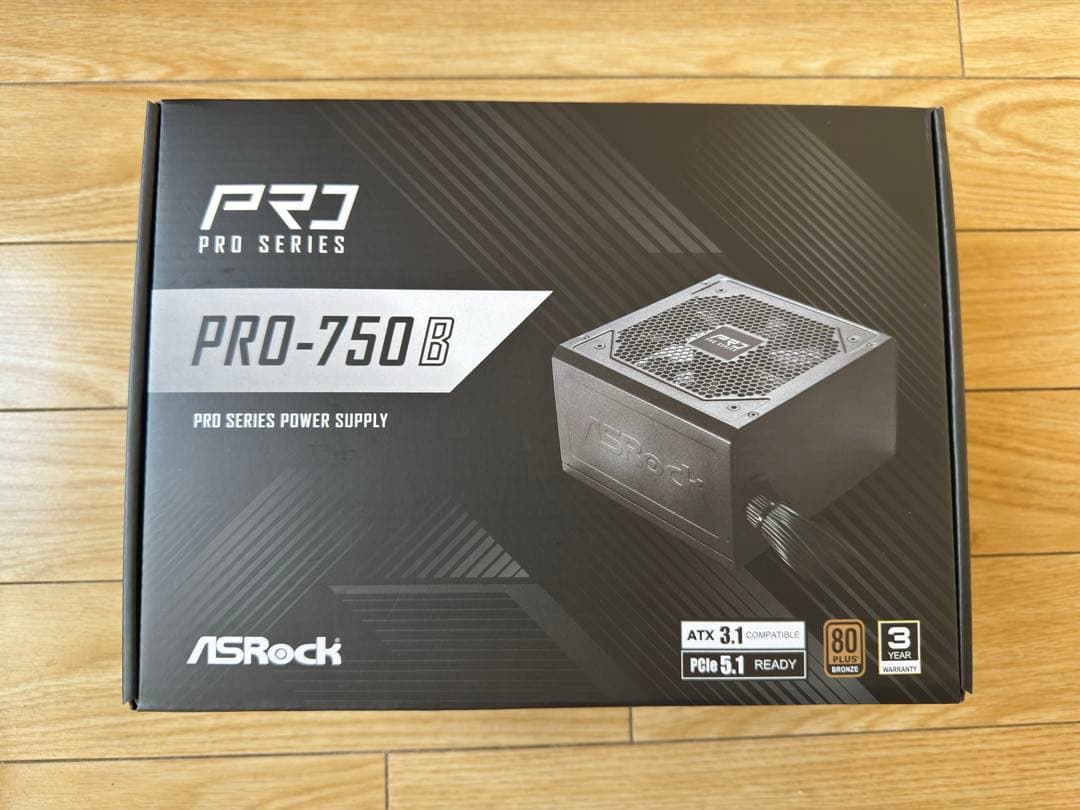 電源ユニット ASRock PRO-750B