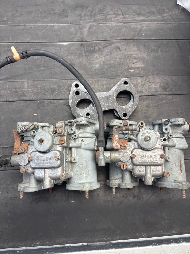 当時物旧車ソレックス2型40パイミクニキャブレターSOLEX ハコスカ ケンメリ