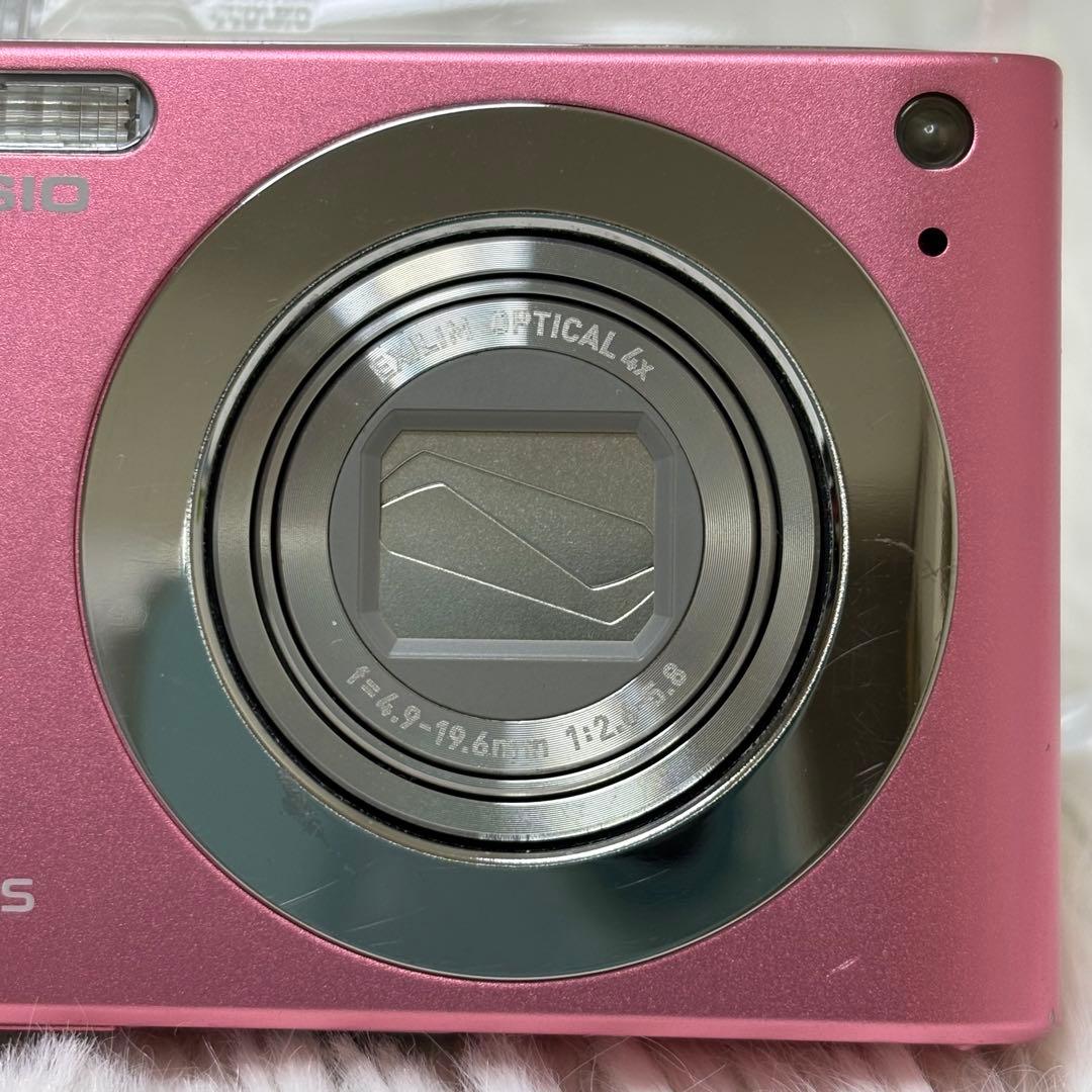 CASIO カメラ　EX-Z100 バッテリー　充電器　ピンク コンデジ　動作品