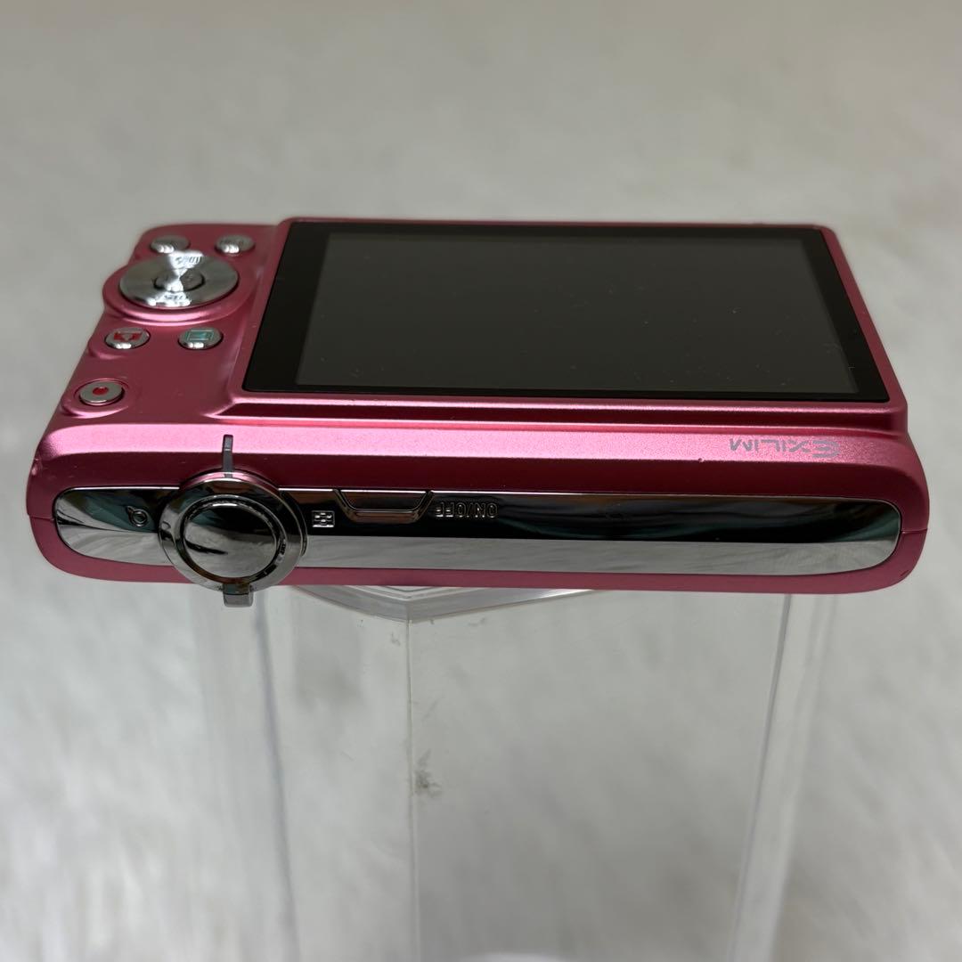 CASIO カメラ　EX-Z100 バッテリー　充電器　ピンク コンデジ　動作品