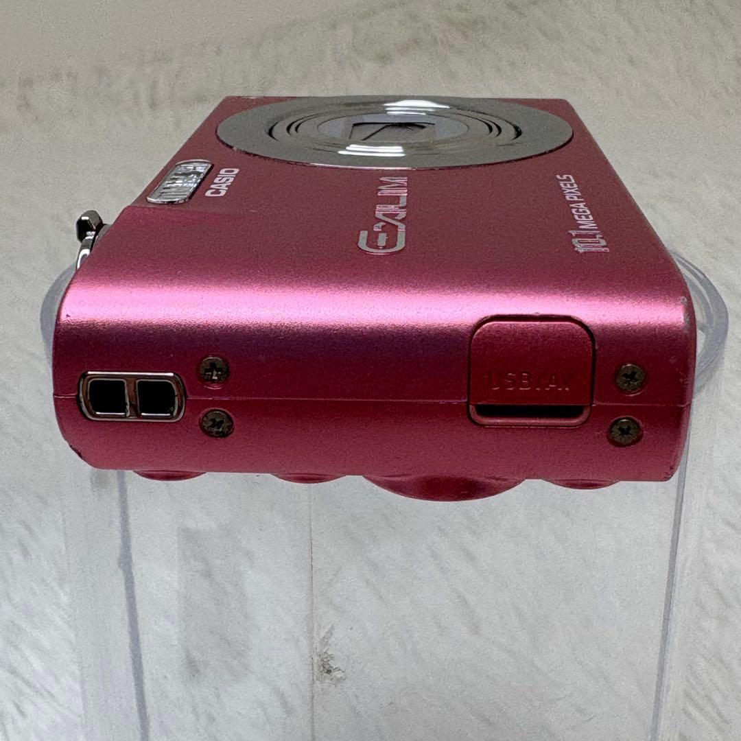 CASIO カメラ　EX-Z100 バッテリー　充電器　ピンク コンデジ　動作品