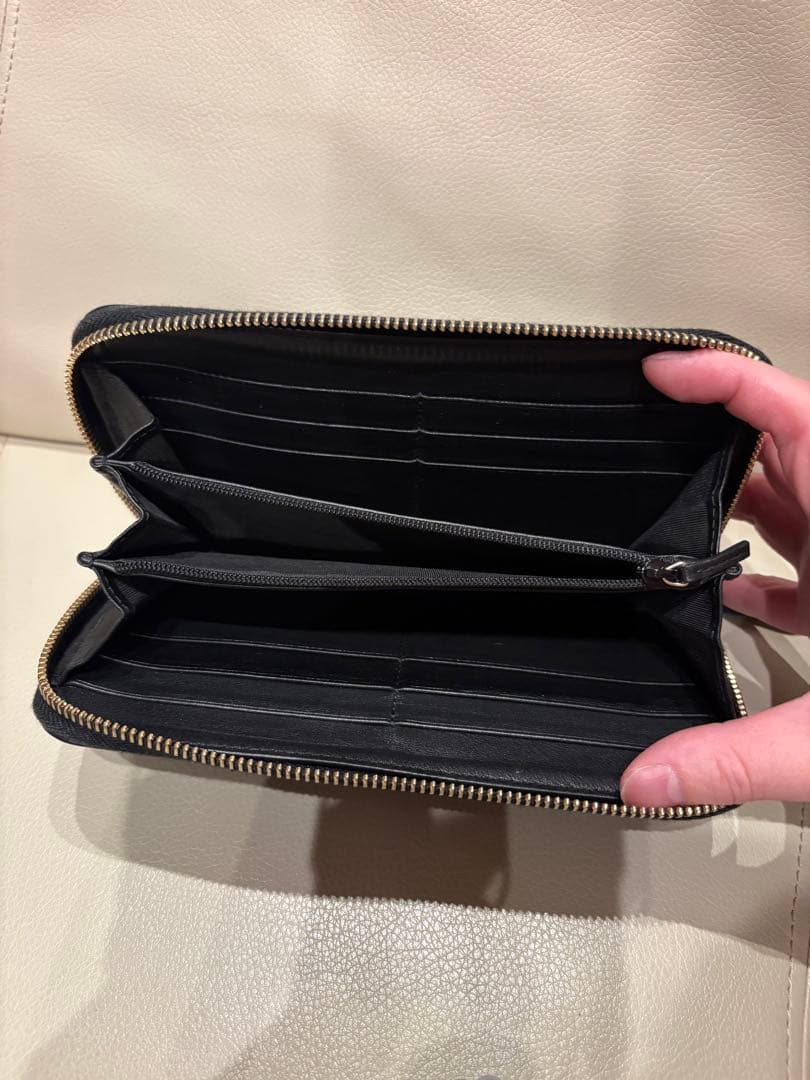 お値下げ★GUCCI ブラックレザー 長財布